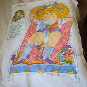 Cabbage Patch Kids Fabric Doll Panel - Multicolor Stuff And Sew